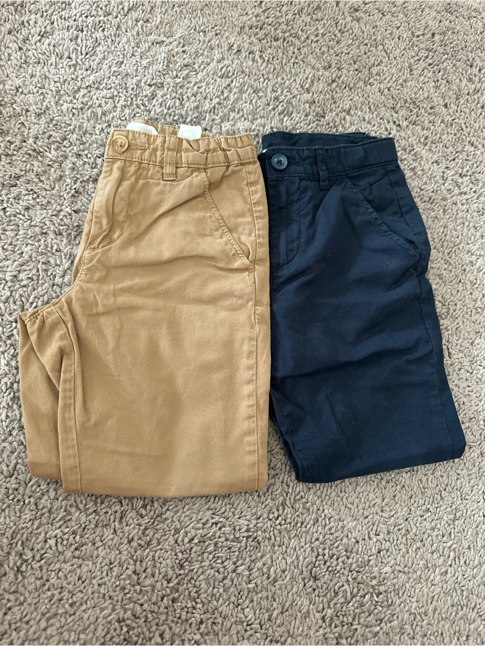 H&M Kids Chinos in Tan and Navy